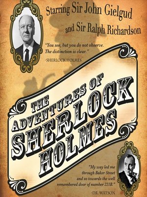 The Adventures of Sherlock Holmes - Audiobook
